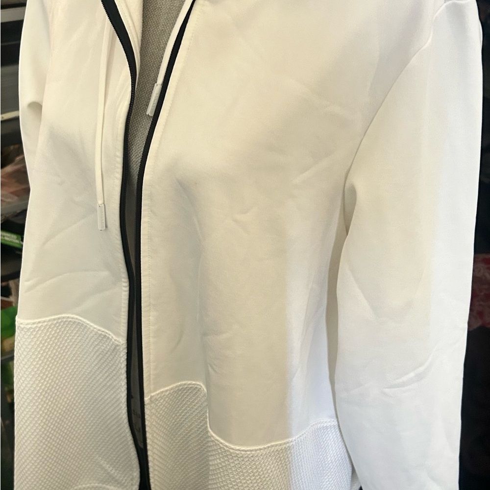 White A-line Puma Evo full zip hooded jacket XL - Picture 2 of 5